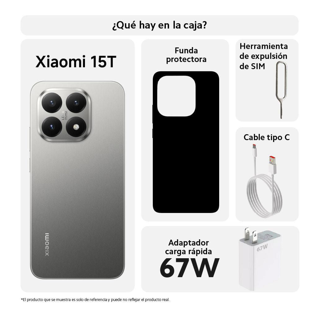 Xiaomi mi 15T Plateado 6