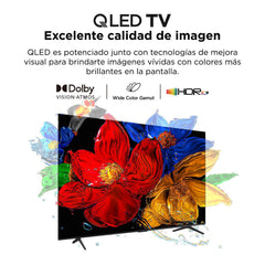 Televisor TCL 65 pulgadas QLED Uhd4K Smart TV 65P7K