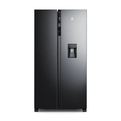 Nevecón Electrolux no frost side by side 438L Inverter negro ERS433HBWD
