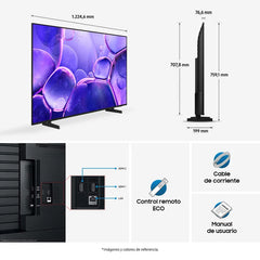 Televisor SAMSUNG 55" 4K Ultra HD Crystal UHD