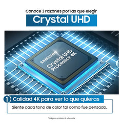 Televisor SAMSUNG 55" 4K Ultra HD Crystal UHD